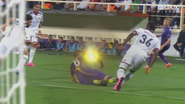 Fiorentina - FC Bâle (1-0). 28e minute: Embolo montre qu’il a du talent et se procure une occasion