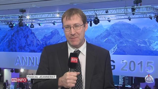 Décision de la BCE: les réactions à Davos, avec Pascal Jeannerat