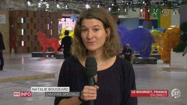 COP21: les explications de Natalie Bougeard, depuis Le Bourget en France