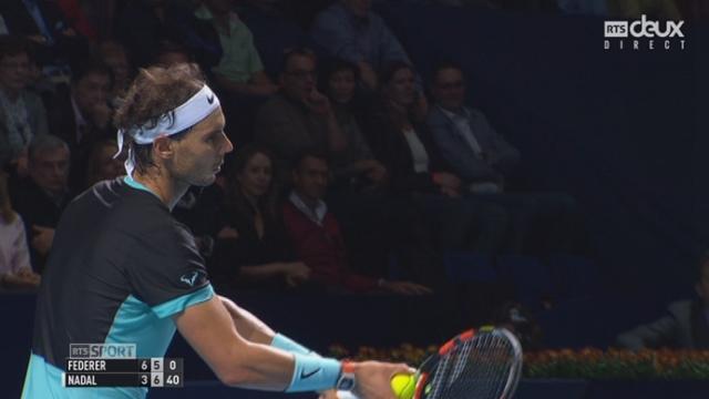 Finale, Roger Federer – Rafael Nadal (6-3, 5-7): Rafael Nadal égalise à une manche partout