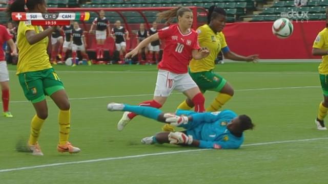 Groupe C, Suisse - Cameroun (0-0): Ramona Bachmann manque son face-à-face contre la gardienne Camérounaise qui sauve son équipe