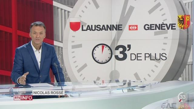 Nouveaux horaires CFF: les explications de Nicolas Rossé