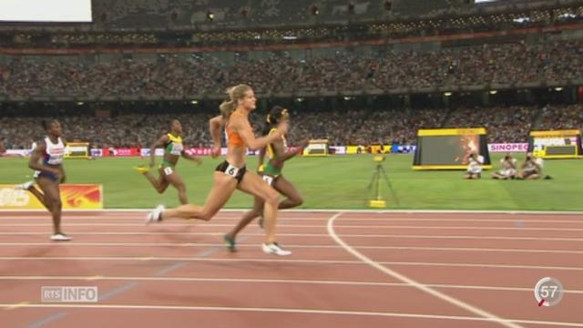 Athlétisme - Mondiaux de Pékin: la Néerlandaise Dafne Schippers remporte le 200m