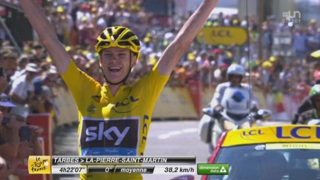 10e étape (Tarbes - La Pierre-Saint-Martin): le maillot jaune Chris Froome s’impose dans cette étape