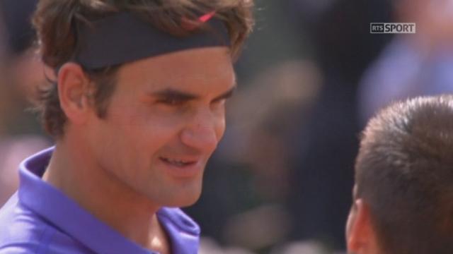 3e tour messieurs, Damar Dzumhur (BIH)- Roger Federer (SUI-2) (4-6 3-6 2-6). Federer s’impose sans coup férir