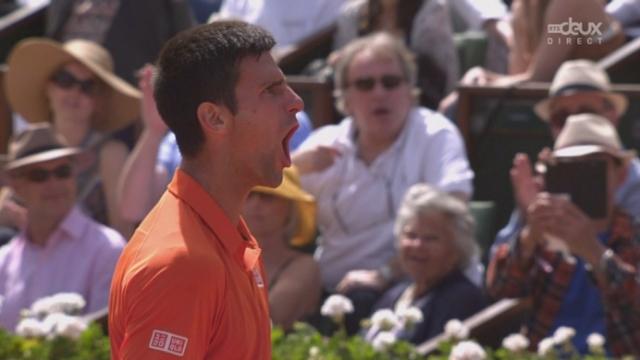 Finale messieurs, Novak Djokovic - Stanislas Wawrinka (6-4): premier set extrêmement serré remporté par Djokovic
