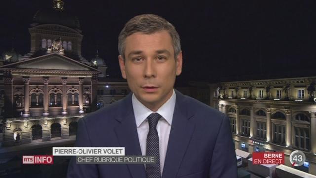 Élections au Conseil des États: le point avec Pierre-Olivier Volet depuis Berne