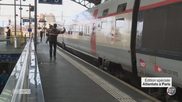 Attentats de Paris: les trains en direction de Paris ont été désertés