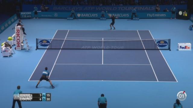 Tennis- Masters de Londres: Novak Djokovic remporte la finale contre Roger Federer (6-3, 6-4)