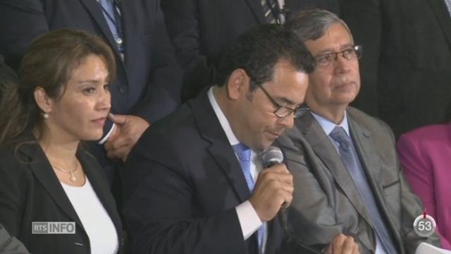 Guatemala: Jimmy Morales a été élu haut la main à la présidence du pays