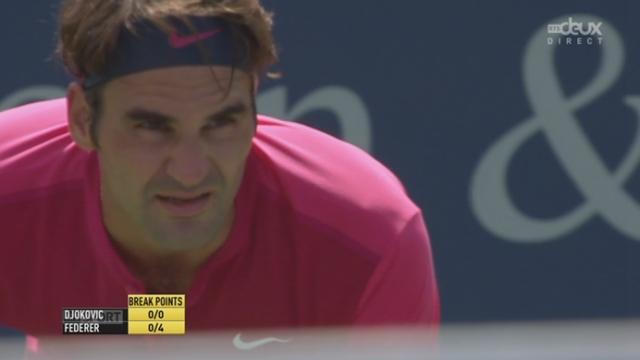 Finale, Djokovic - Federer (6-7, 0-2): le Suisse fait le break rapidement dans le 2e set