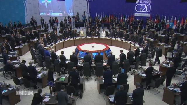 Une minute de silence au G20 pour les victimes du terrorisme