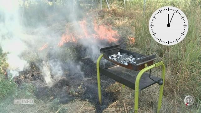 Avec la canicule, le risque d’incendie est important