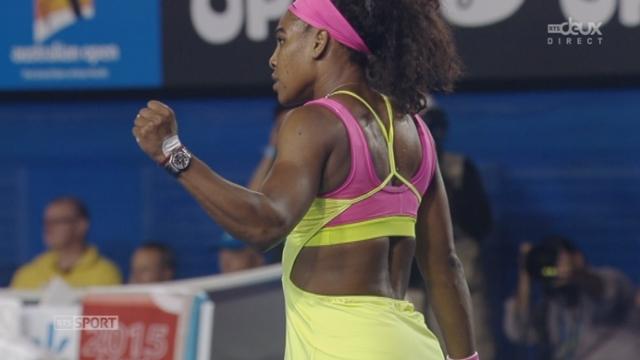 Finale, S. Williams - M. Sharapova (6-3) : l’Américaine remporte cette 1ère manche en 47 min