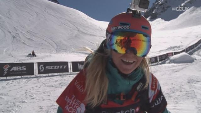 Ski dames: Hazel Birnbaum (USA) remporte la médaille d'or avec 88.5 points