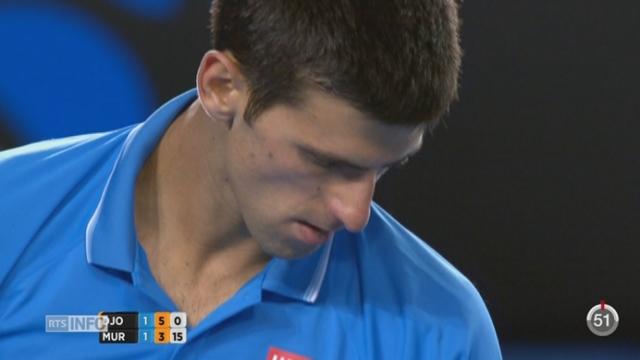 Tennis- Open d'Australie: Pierre-Alain Dupuis évoque le duel palpitant entre Andy Murray et Novak Djokovic