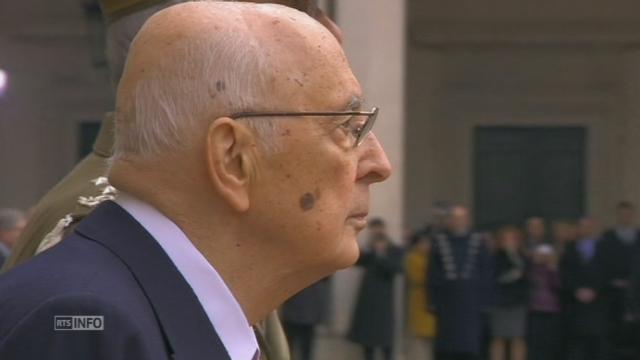 Giorgio Napolitano quitte la présidence de la République italienne