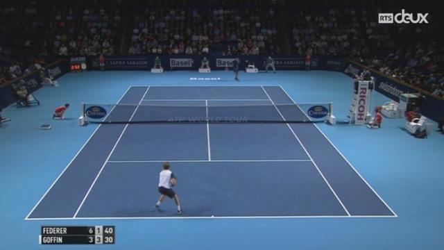 Tennis - Indoors Basel: face à David Goffin, Federer s'est qualifié pour les demi-finales