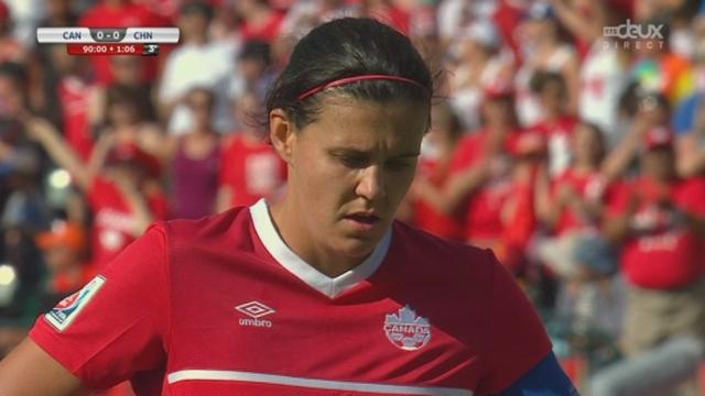 Groupe A, Canada - RP Chine (1-0): penalty pour le Canada! Christine Sinclair ouvre le score à la 92e
