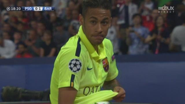 1-4, Paris Saint-Germain - Barcelone (0-1): Neymar ouvre la marque sur une passe décisive de Messi