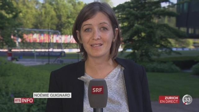 FIFA - Démission Blatter: les précisions de Noémie Guignard, à Zurich