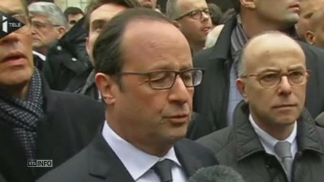 Déclaration de François Hollande après l'attaque à Charlie Hebdo