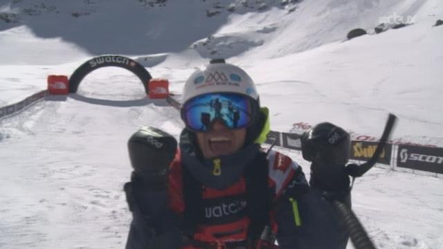 Ski hommes: Aurelien Ducroz (FRA) s'impose de justesse devant le Suédois