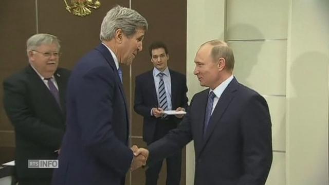 John Kerry a rencontré Vladimir Poutine en Russie