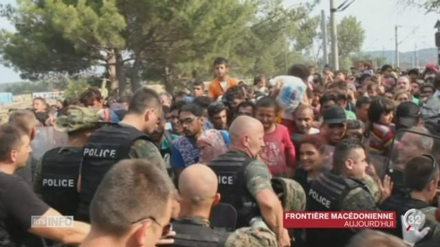 Macédoine - Migrants: des heurts ont eu lieu entre les forces de l’ordre et les migrants