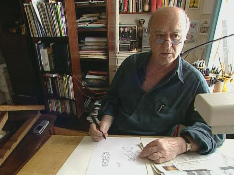 Georges Wolinski, dessinateur. [RTS]
