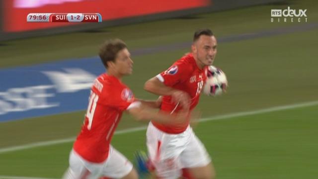 Suisse - Slovénie (1-2). 80e minute: Josip Drmic relance les affaires helvétiques