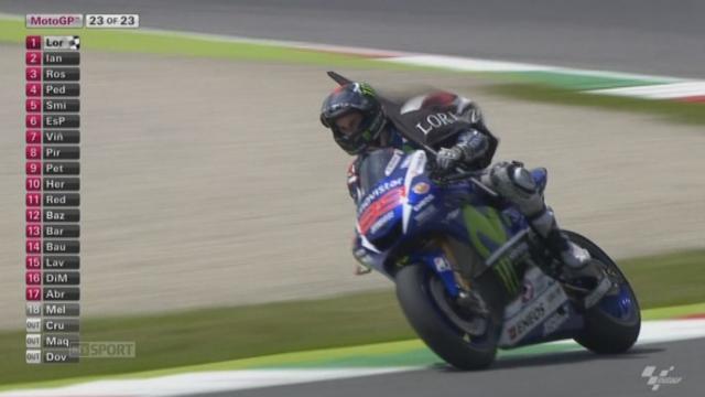 MotoGP. Dernier tour: Jorge Lorenzo (ESP) devance les Italiens Iannone et Rossi