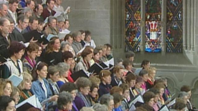 La Messe allemande en 1997. [RTS]