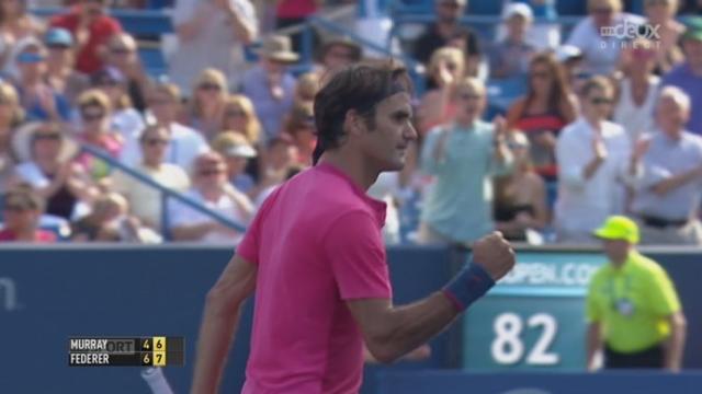 ½ finale, Murray - Federer (4-6, 6-7): Roger Federer bat Murray au tie-break et rejoint Djokovic en finale
