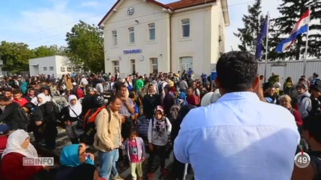 La Croatie est débordée par l'arrivée de réfugiés