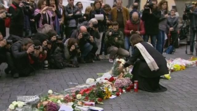 Rome en deuil pour le massacre de Paris