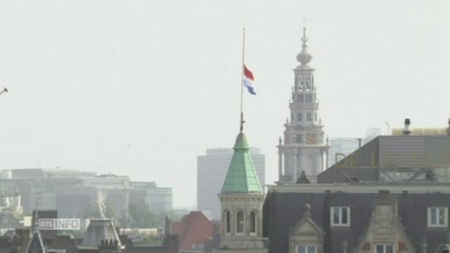 Drapeaux en berne aux Pays-Bas