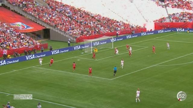 Coupe du monde de football féminin: les Suissesses se sont inclinées 1-0 contre le Canada et sont donc éliminées
