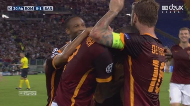 AS Roma - Barcelone (1-1). 31e minute: une égalisation fantastique de Florenzi