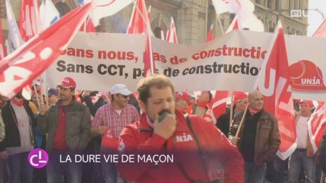 NE: les maçons font grève pour défendre leurs conditions de travail