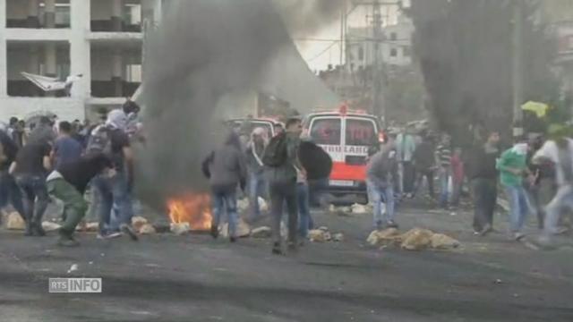 Les heurts se poursuivent à Ramallah en Cisjordanie