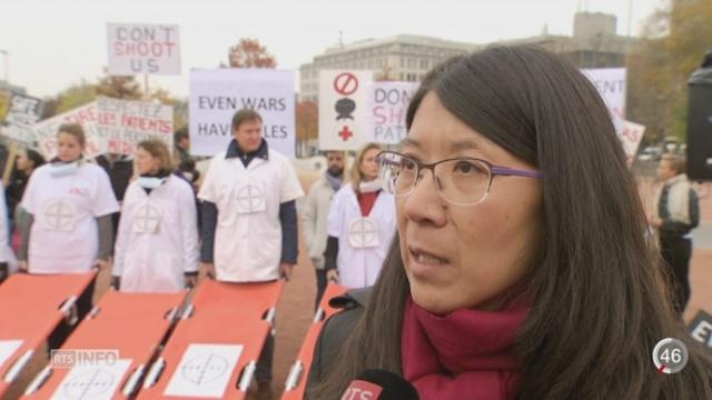 GE: Médecin Sans Frontières a manifesté contre les attaques visant des hôpitaux