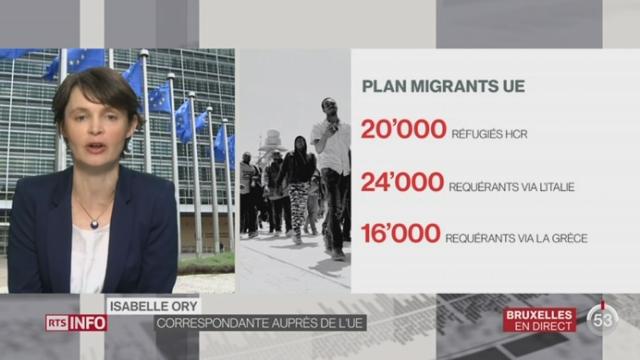 Bruxelles: l'Europe maintient son projet de répartition des migrants