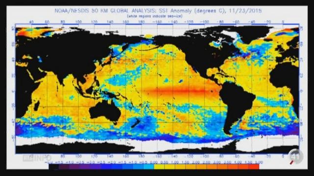Climat: le phénomène El Nino atteint des records