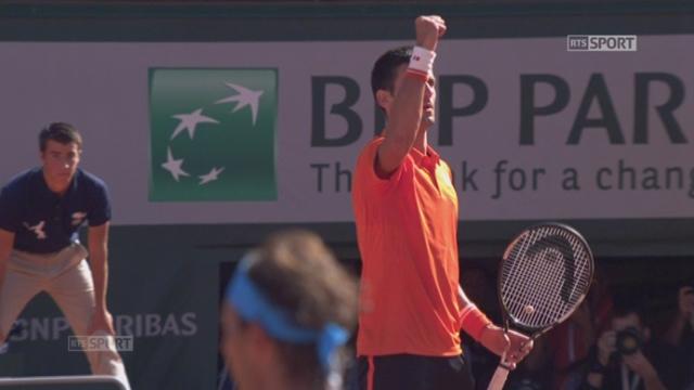 1-4 messieurs, Novak Djokovic (SRB) - Rafael Nadal (ESP) (7-5, 6-3): le numéro 1 mondial mène 2 sets à zéro