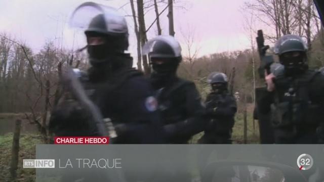 Attentat à Charlie Hebdo: la traque des suspects se poursuit au nord-est de Paris (1-2)