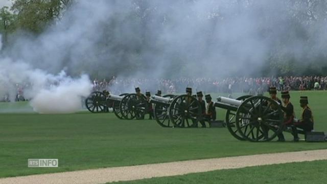 103 coups de canon tirés en l'honneur de la princesse Charlotte