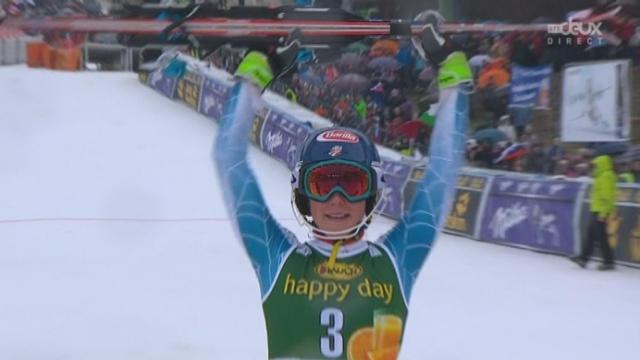 Slalom dames, 2e manche: Mikaela Shiffrin (USA) remporte le slalom de Maribor (SLO)