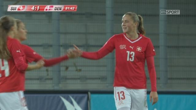 Match amical, Suisse - Danemark (4-1): Ana-Maria Crnogorcevic marque un 4e but et confirme l'avance de son équipe