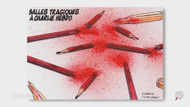 Attentat à Charlie Hebdo: les dessinateurs de presse de la planète entière ont réagi